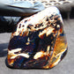 89 gram Slab polished Indonesian Sumatra Zebra Blue Amber for Healing 25N150