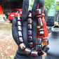93 gr Komboloi Rosary 22+1 Beads 16x16 mm Indonesian Red Blue Amber for Healing 26RF7