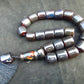90 gr Komboloi Rosary 22+1 Beads 16x16 mm Indonesian Dark Amber for Healing 26RF4