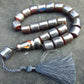 90 gr Komboloi Rosary 22+1 Beads 16x16 mm Indonesian Dark Amber for Healing 26RF4