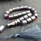 90 gr Komboloi Rosary 22+1 Beads 16x16 mm Indonesian Dark Amber for Healing 26RF4