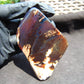 72 gram Slab polished Indonesian Sumatra Dark Blue Amber for Healing 25A189