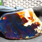 119 gram Slab polished Indonesian Sumatra Yellow Blue Amber for Healing 25N156