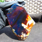 119 gram Slab polished Indonesian Sumatra Yellow Blue Amber for Healing 25N156