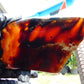 119 gram Slab polished Indonesian Sumatra Yellow Blue Amber for Healing 25N156