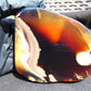 136 gram Slab polished Indonesian Sumatra Yellow Red Amber for Healing 25A203