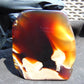 136 gram Slab polished Indonesian Sumatra Yellow Red Amber for Healing 25A203