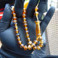18 gr Hand Tasbih 33+2 Beads 10 mm Indonesian yellow blue Amber for Healing 26RF18