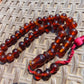 28 gr Hand Tasbih 33+3 Beads 10 mm Indonesian Red Amber for Healing TB11i33