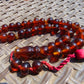 28 gr Hand Tasbih 33+3 Beads 10 mm Indonesian Red Amber for Healing TB11i33