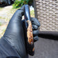 119 gram Slab polished Indonesian Sumatra Dark Blue Amber for Healing 25N153