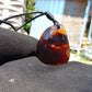 18 gr Pendant Indonesian Purple Blue Amber for Healing F8