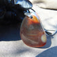 18 gr Pendant Indonesian Purple Blue Amber for Healing F8