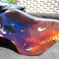 100 gram Slab polished Indonesian Sumatra Yellow Blue Amber for Healing 25N154