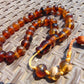 30 gr Hand Tasbih 33+3 Beads 10 mm Indonesian Yellow Bluish Amber for Healing TB11i37