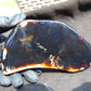 150 gram Slab polished Indonesian Sumatra Dark Blue Amber for Healing 25A211