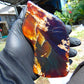 133 gram Slab polished Indonesian Sumatra Blue Amber for Healing 25N162