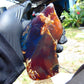 133 gram Slab polished Indonesian Sumatra Blue Amber for Healing 25N162