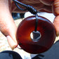 13 gr Donut Pendant Indonesian Blue Amber for Healing 26Y37