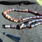 308 gr Big Tasbih Komboloi Rosary 35 Beads 20x30 mm Indonesian Dark Blue Amber for Healing 26TBER13