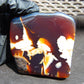 116 gram Slab polished Indonesian Sumatra Purple Red Amber for Healing 25N145