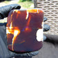 116 gram Slab polished Indonesian Sumatra Purple Red Amber for Healing 25N145