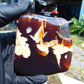 116 gram Slab polished Indonesian Sumatra Purple Red Amber for Healing 25N145