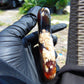 67 gram Slab polished Indonesian Sumatra Blue Amber for Healing 25Y110