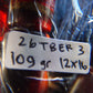 109 gr Komboloi Rosary 35 Beads 12x16 mm Indonesian White Red Amber for Healing 26TBER3