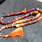 100 gr Tasbih Komboloi Rosary 35 Beads 12x16 mm Indonesian Violet Yellow Blue Amber for Healing 26TBER2