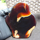117 gram Slab polished Indonesian Sumatra Cherry Red Amber for Healing 25N161
