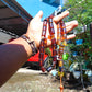 100 gr Tasbih Komboloi Rosary 35 Beads 12x16 mm Indonesian Violet Yellow Blue Amber for Healing 26TBER2
