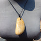 65 gr Genuine Natural Indonesian Yellow Cream Amber Big Pendant 26CPX177