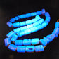100 gr Tasbih Komboloi Rosary 35 Beads 12x16 mm Indonesian Violet Yellow Blue Amber for Healing 26TBER2