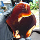 117 gram Slab polished Indonesian Sumatra Cherry Red Amber for Healing 25N161