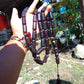 187 gr Komboloi Rosary 35 Beads 14x30 mm Indonesian Cherry Red Amber for Healing 26TBER9