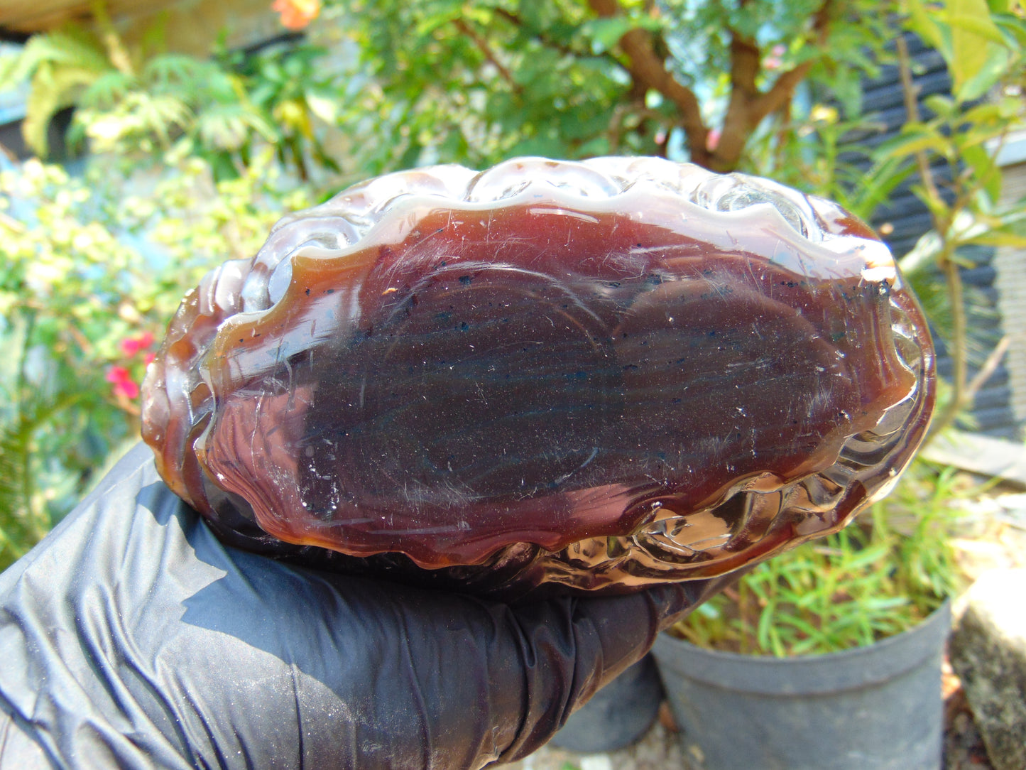 934 grams Ganesha Carving 24x15x8 cm 3D Indonesian Amber for healing 26CG1