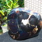 1560 gr Blue Polished 18x15x6 mm Indonesia Black Blue Amber for Healing 26ML176