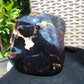 1560 gr Blue Polished 18x15x6 mm Indonesia Black Blue Amber for Healing 26ML176