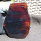 111 gram Slab polished Indonesian Sumatra Dark Blue Amber for Healing 25Y122