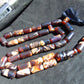 188 gr Big Tasbih Komboloi Rosary 35 Beads 14x30 mm Indonesian white blue Amber for Healing 26TBER11