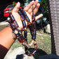 188 gr Big Tasbih Komboloi Rosary 35 Beads 14x30 mm Indonesian white blue Amber for Healing 26TBER11