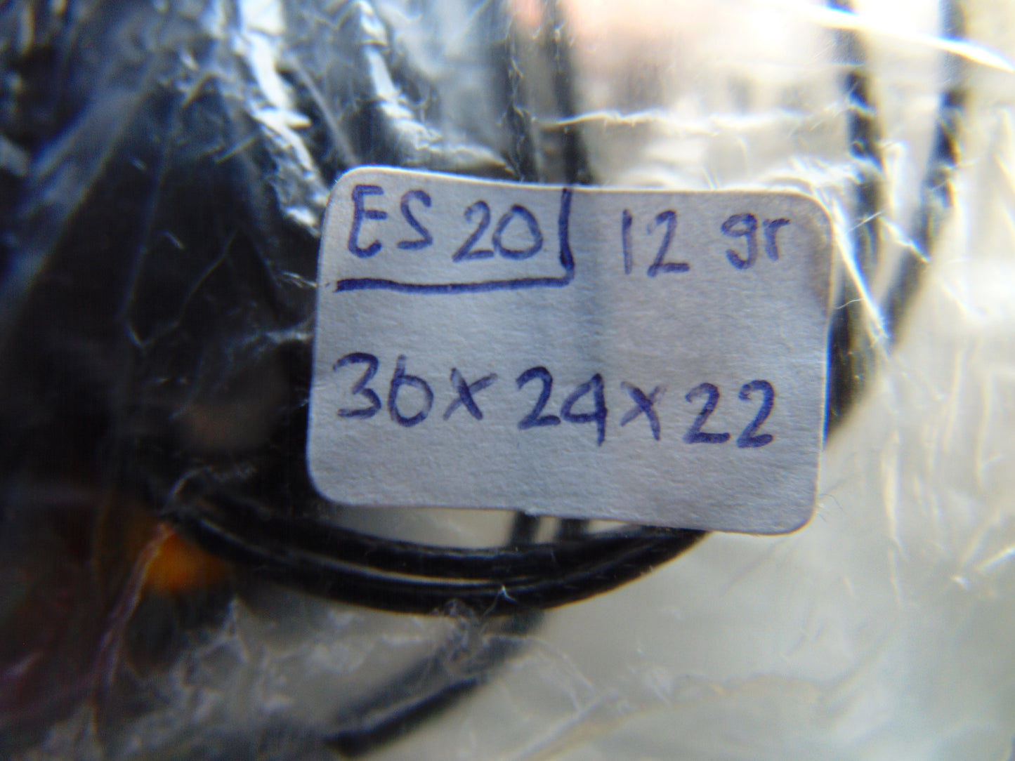 12 gram Teardrop Pendant Indonesian Blue Amber for Healing ES20