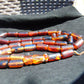 187 gr Big Tasbih Komboloi Rosary 35 Beads 14x30 mm Indonesian Yellow Red Blue Amber for Healing 26TBER12