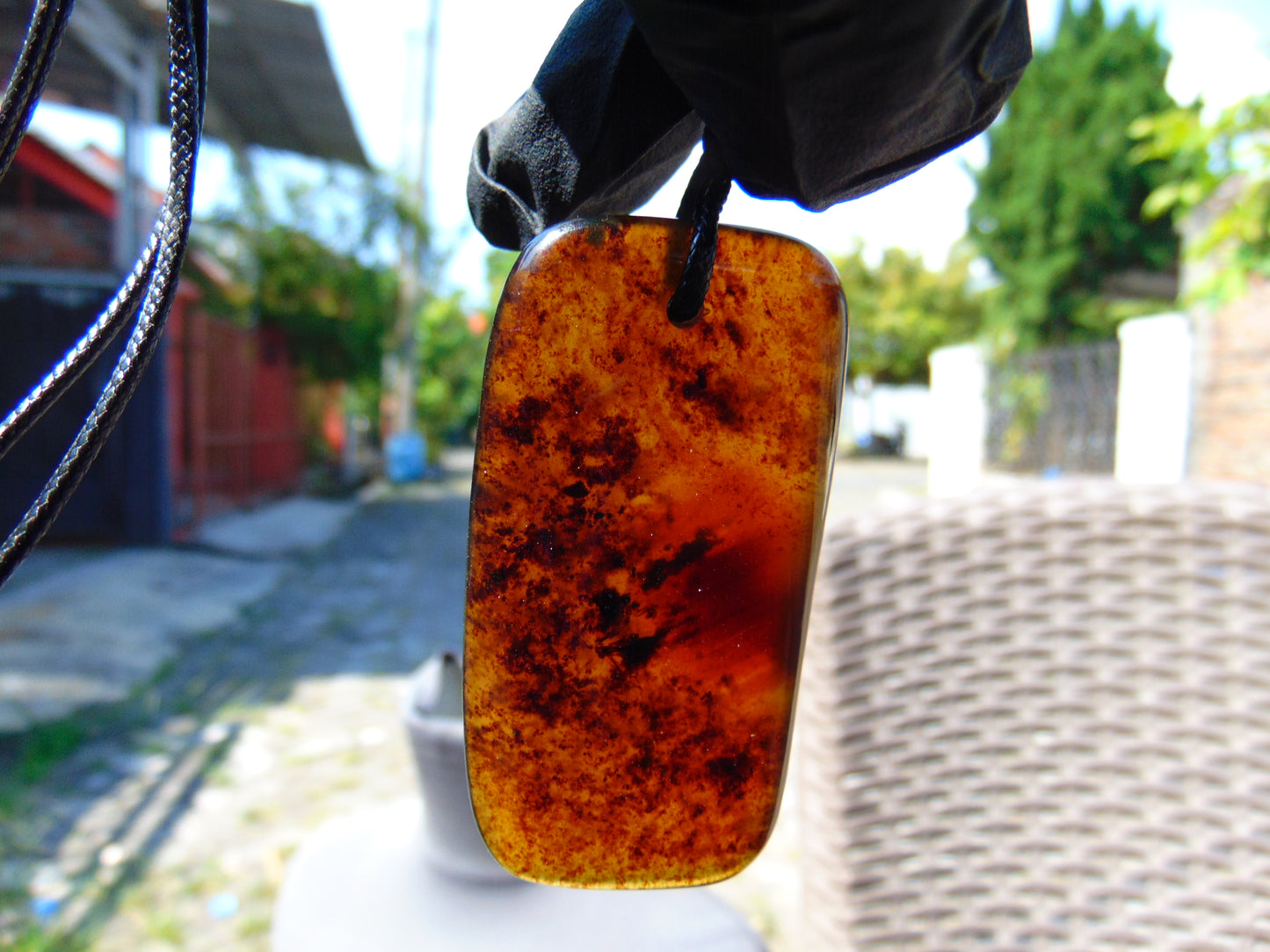 14 gr Pendant Indonesian Amber for Healing 25F9