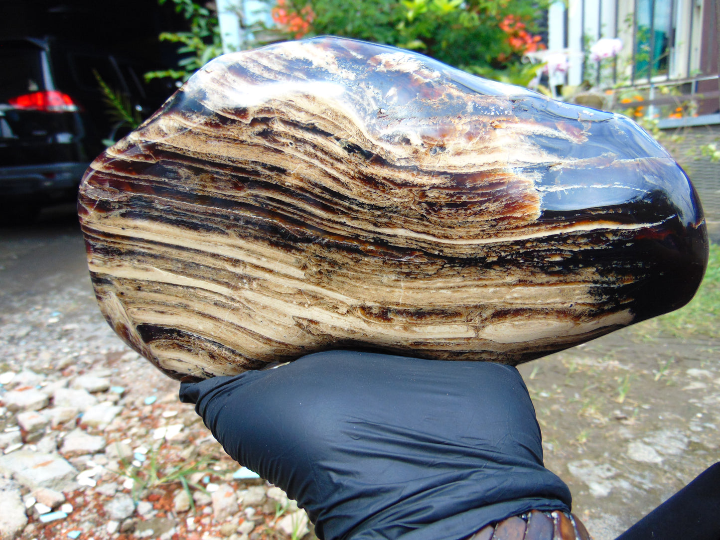 1480 gr Full Polished 22x10x4 mm Indonesia Amber for Healing 26ML176