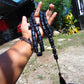 100 gr Komboloi Rosary 35 Beads Indonesian Black Blue Amber for Healing 26TBER6