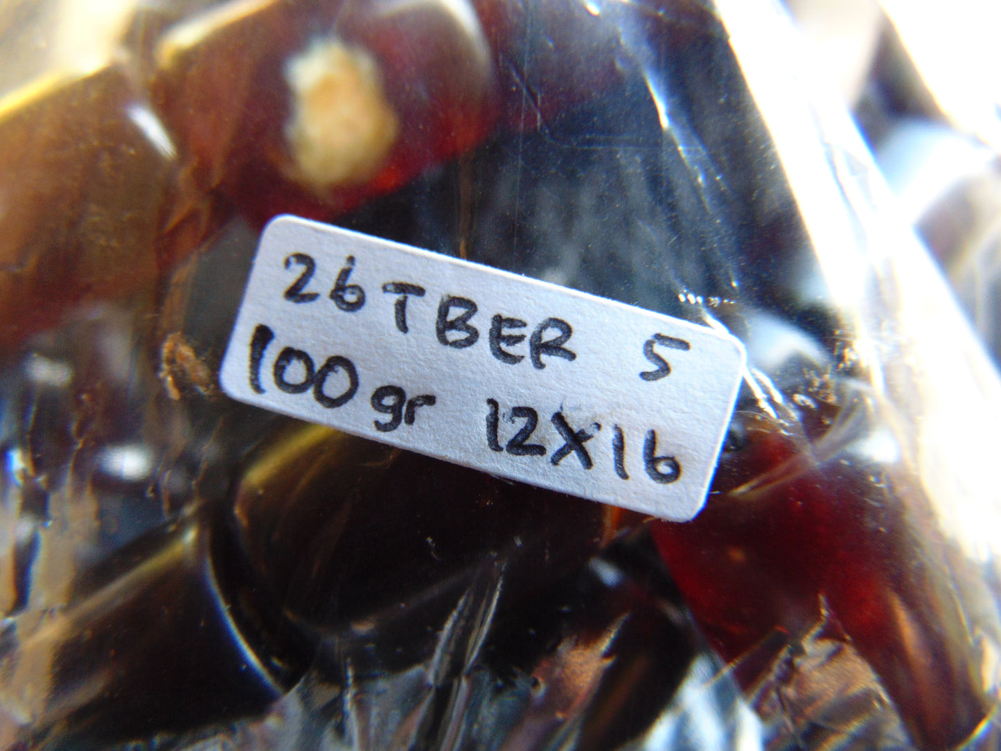100 gr Komboloi Rosary 35 Beads 12x16 mm Indonesian Cherry Red Amber for Healing 26TBER5