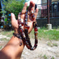 99 gr Tasbih Komboloi Rosary 35 Beads 12x16 mm Indonesian Amber white Blue for Healing 26TBER7
