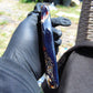 121 gram Slab polished Indonesian Sumatra Blue Amber for Healing 25Y104